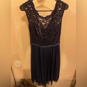 David’s bridal bridesmaid dress